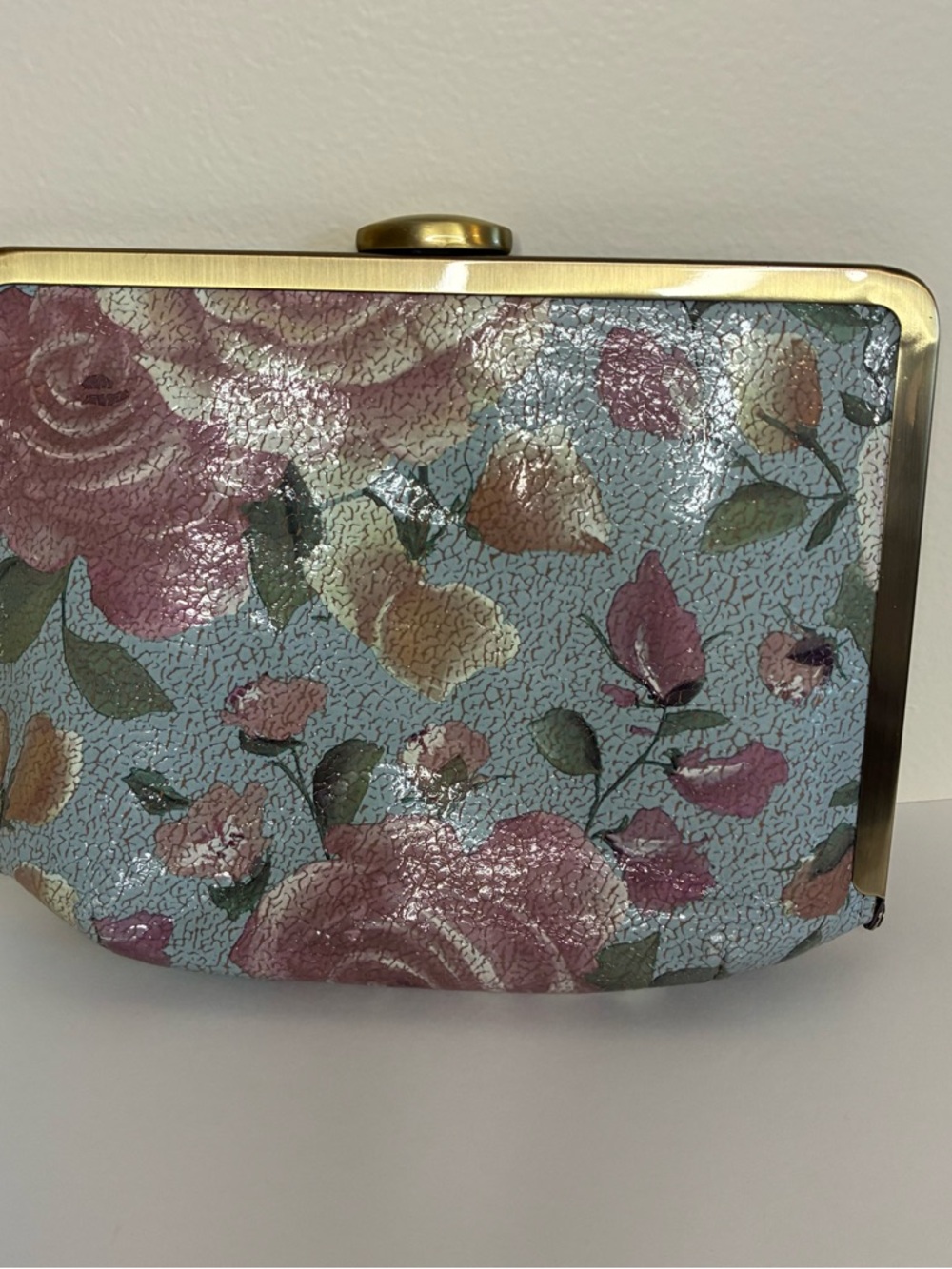Patricia Nash Crackled Rose Garden Chain-Handle Clutch - Picture 2 of 16